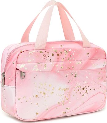 O saco da composição para meninas das mulheres viaja Tote Large Make Up Organizer que cosmético o arti'culo de tocador ensaca a bolsa impermeável do malote do zíper