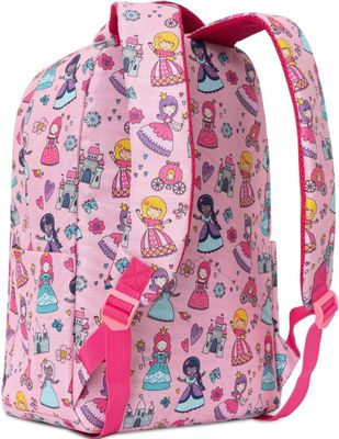 Trouxa das crianças para a escola, os esportes e o curso perfeitos para as idades 4+ (princesa)