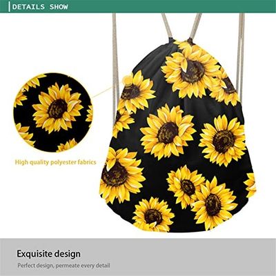 Lager Capacity Drawstring Bag Backpack durável e impermeável
