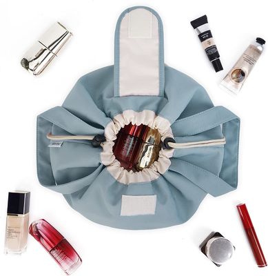 À prova de choque   Do saco macio durável da composição do cordão do à prova de água organizador cosmético do arti'culo de tocador do saco grande para mulheres