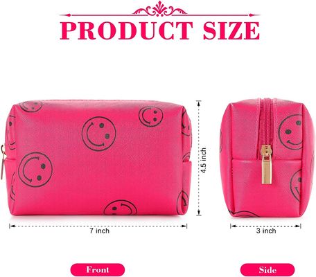Do saco formal de couro da composição do plutônio organizador cosmético impermeável Cute Portable