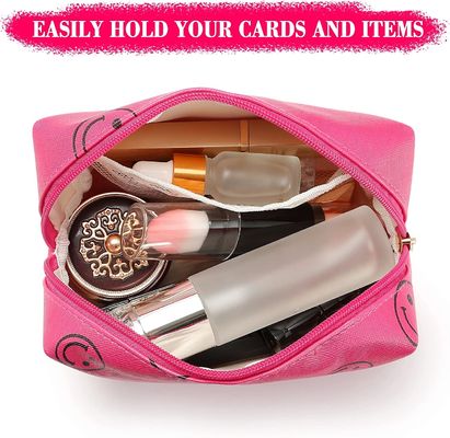Do saco formal de couro da composição do plutônio organizador cosmético impermeável Cute Portable