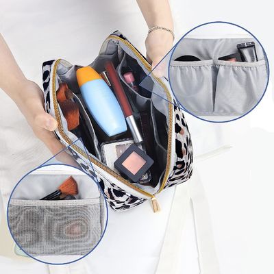 Sacos cosméticos da composição do saco do curso do saco da composição do tamanho do curso para meninas das mulheres