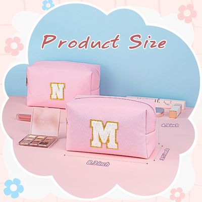 Saco cosmético do arti'culo de tocador do curso do saco, presente de aniversário personalizado para a menina adolescente das mulheres, material formal do curso para meninas