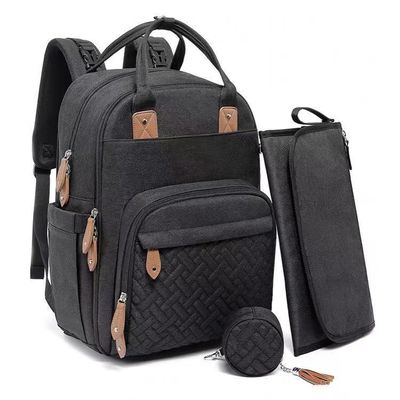 Bolsa de fraldas portátil dobrável multifuncional para mamãe à prova d'água