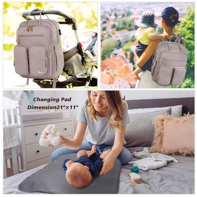 Mochila para fraldas à prova de choque à prova d'água para armazenamento à prova d'água