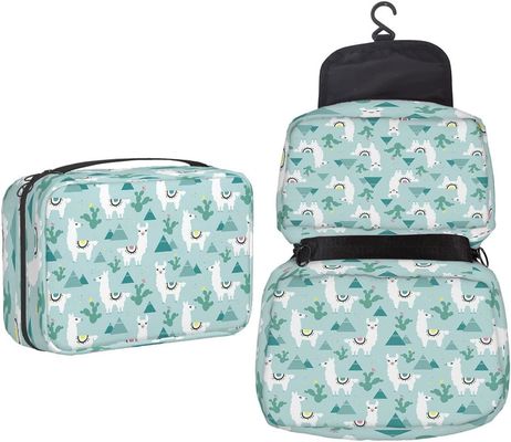 Bolsa de viagem Cactos e montanhas Pendurada Bolsa de higiene pessoal Bolsa de maquiagem para escritório escolar