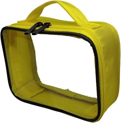 Bolsa de higiene tamanho quart para líquidos transparentes bolsa de armazenamento à prova de choque para aeroporto