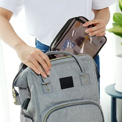 Sacos claros do arti'culo de tocador do multi à prova de água durável funcional para viajar