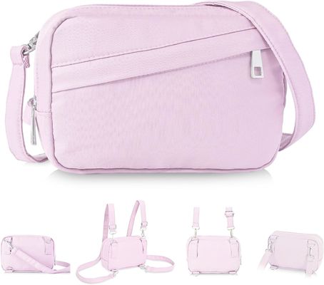 Saco Crossbody resistente à água para Mulheres Multi Posição Fanny Pack Mini cinturão Saco