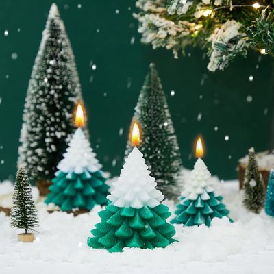 Árvore de Natal Velas perfumadas Árvore em forma de casa Velas presente para a festa de Natal