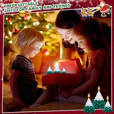 Árvore de Natal Velas perfumadas Árvore em forma de casa Velas presente para a festa de Natal