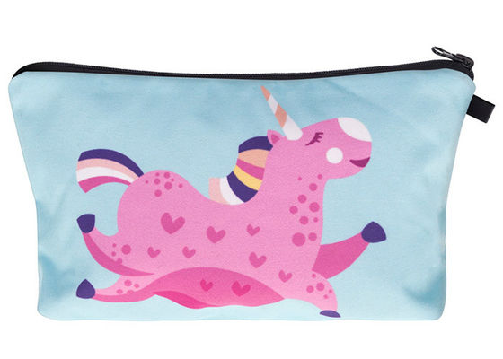 Saco do arti'culo de tocador do curso de Unicorn Design Cosmetic Bag Organizer 18*13.5cm