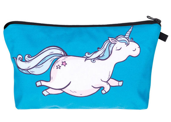 Saco do arti'culo de tocador do curso de Unicorn Design Cosmetic Bag Organizer 18*13.5cm