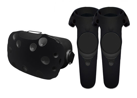 Tipo dos acessórios HTC Vive do jogo da pele VR da proteção do silicone para o controlador dos auriculares