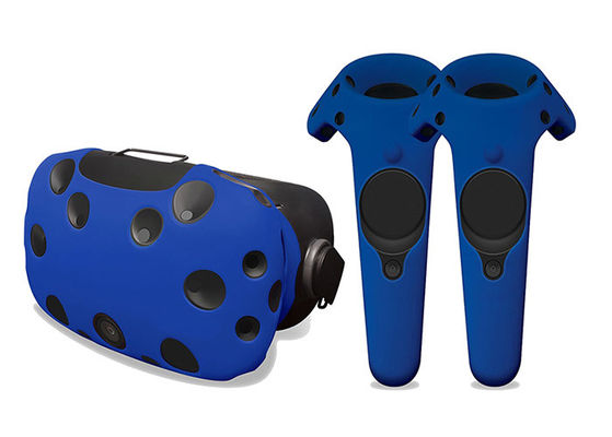 Pele da proteção do silicone dos acessórios do jogo da realidade virtual VR para Htc Vive